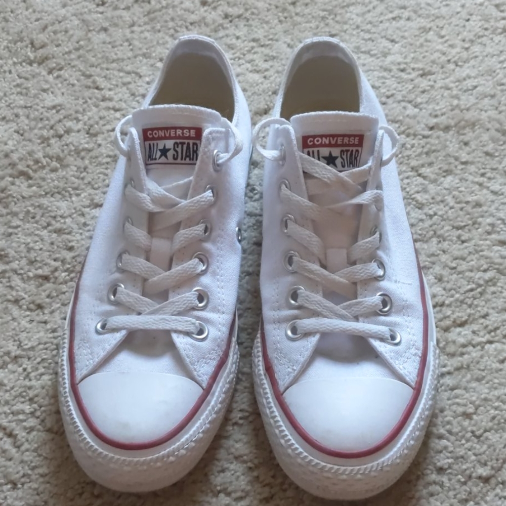 White low top womens converse